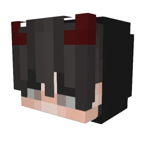 lidag Minecraft avatar head, 3D render