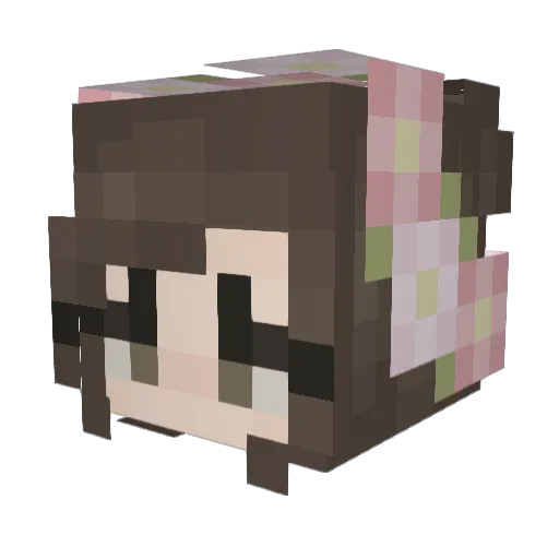 lidianna1995 Minecraft avatar head, 3D render