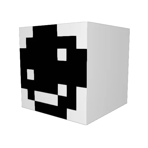 lidster Minecraft avatar head, 3D render