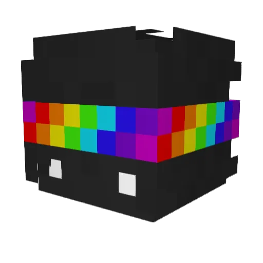 liebevxllr Minecraft avatar head, 3D render