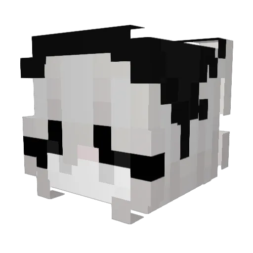 liebliche Minecraft avatar head, 3D render