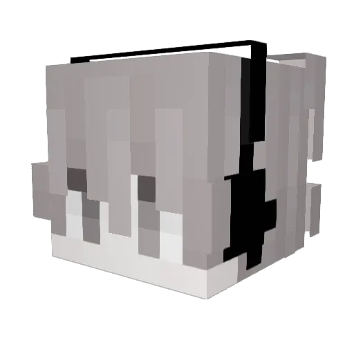 lied2 Minecraft avatar head, 3D render