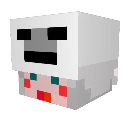 liepp Minecraft avatar head, 3D render