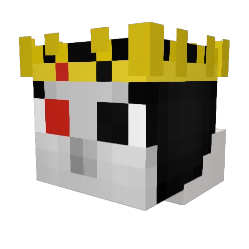 lietears Minecraft avatar head, 3D render