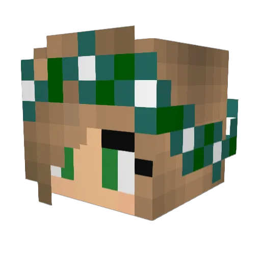 lieutenantkebab Minecraft avatar head, 3D render