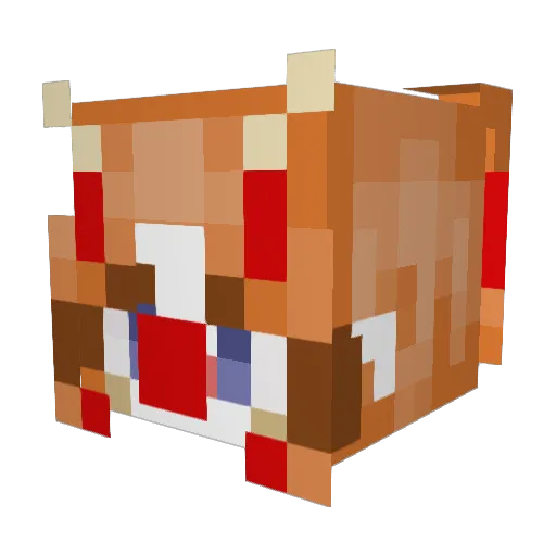 lieve_tje Minecraft avatar head, 3D render