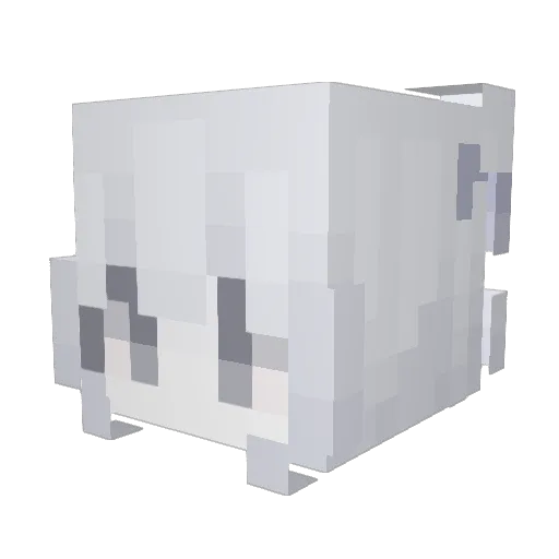 lifeissue Minecraft avatar head, 3D render