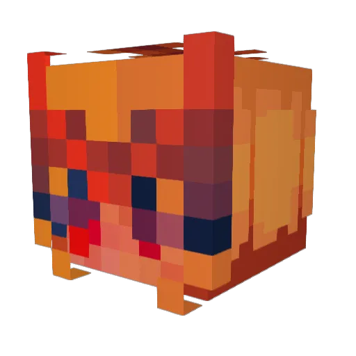 lifeofcarlos Minecraft avatar head, 3D render