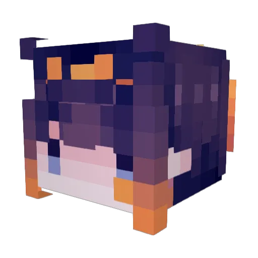 lifetory_0926 Minecraft avatar head, 3D render