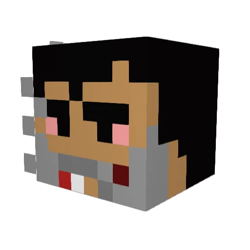 liffsarn Minecraft avatar head, 3D render