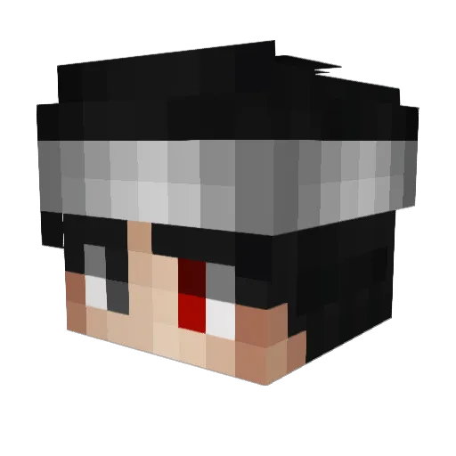 ligercs1 Minecraft avatar head, 3D render
