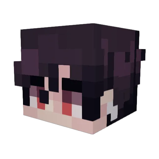 light686 Minecraft avatar head, 3D render