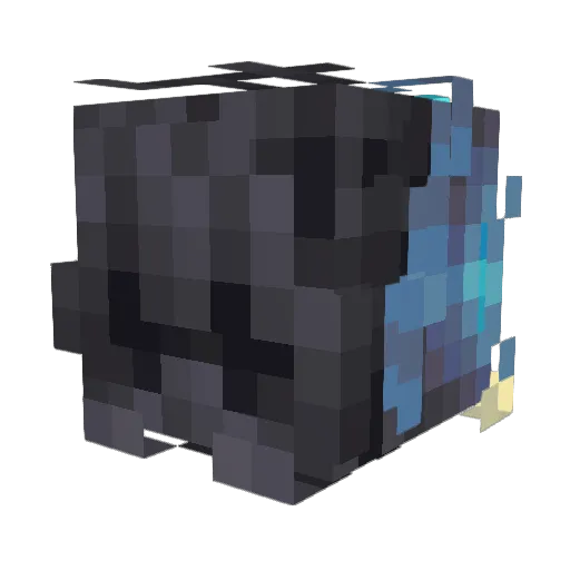 light_on_mars Minecraft avatar head, 3D render