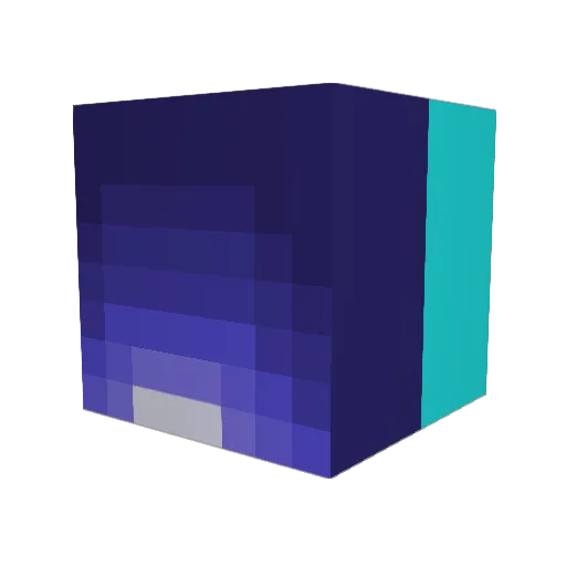 lightblue_tw Minecraft avatar head, 3D render