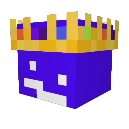 lightblueboy Minecraft avatar head, 3D render