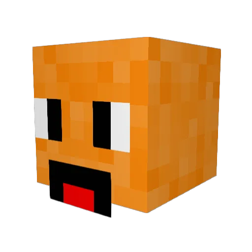 lightbox100000 Minecraft avatar head, 3D render