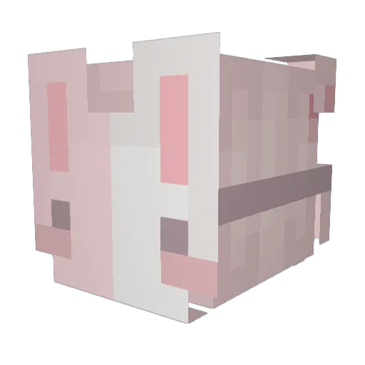 lighteronfire Minecraft avatar head, 3D render