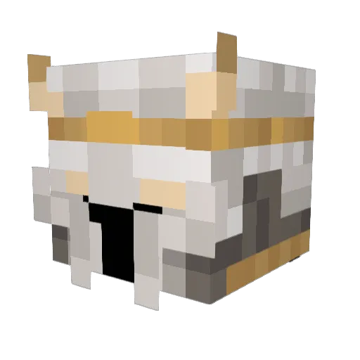 lighthau5 Minecraft avatar head, 3D render