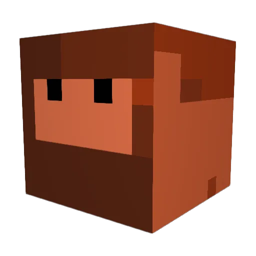 lightingdude14 Minecraft avatar head, 3D render