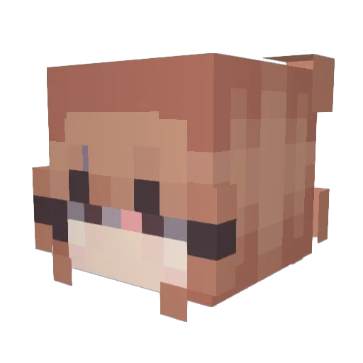lightning_stormm Minecraft avatar head, 3D render
