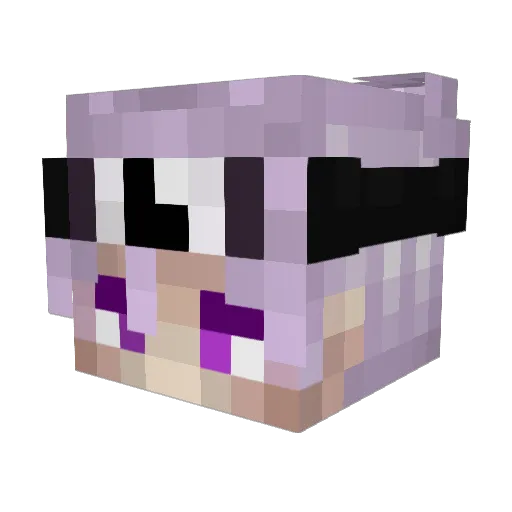 lightningboy69 Minecraft avatar head, 3D render