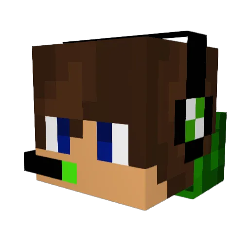 lightningfast11 Minecraft avatar head, 3D render