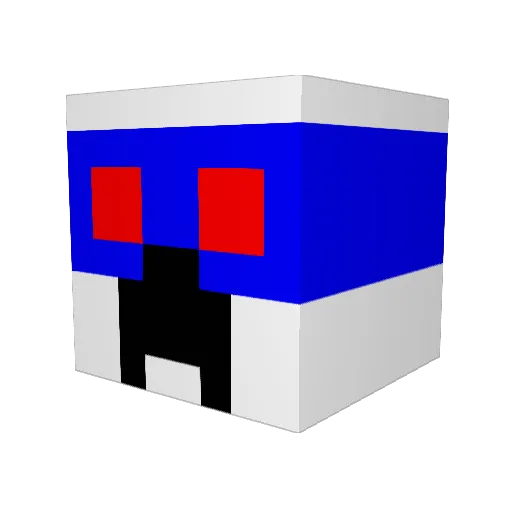 lightningracer01 Minecraft avatar head, 3D render