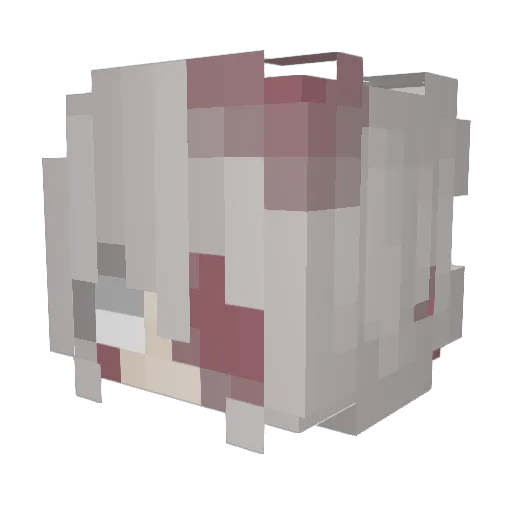 lightofstars Minecraft avatar head, 3D render