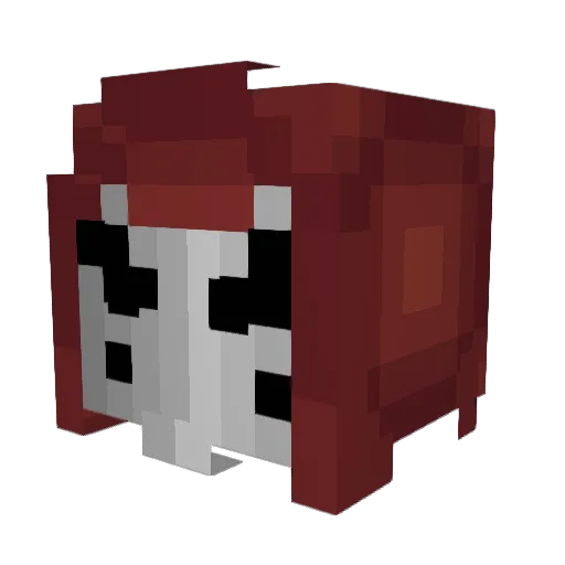 lightsPage Minecraft avatar head, 3D render