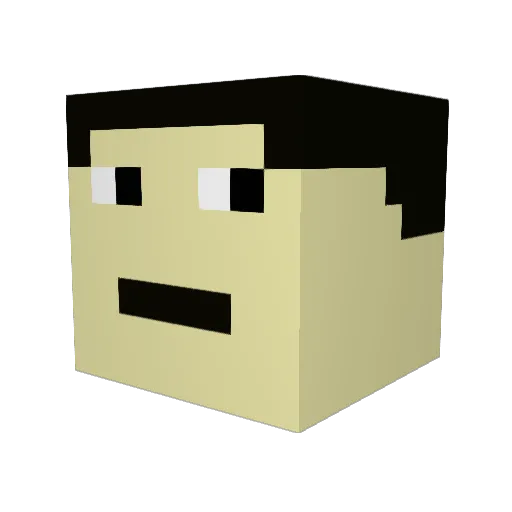 lightstone245 Minecraft avatar head, 3D render