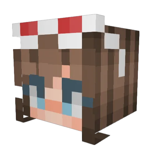 lightthatflame Minecraft avatar head, 3D render
