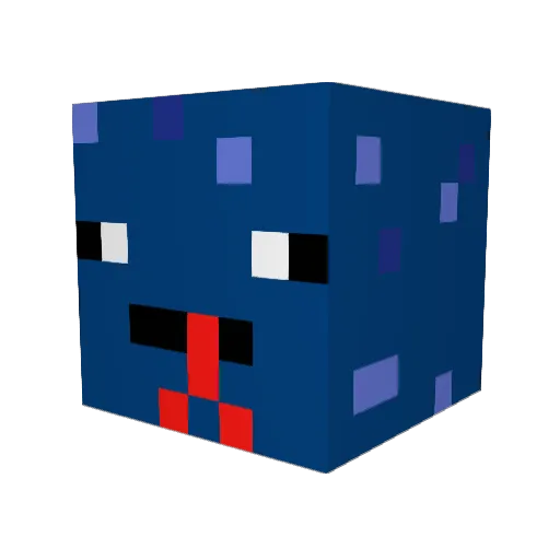 lightzard Minecraft avatar head, 3D render
