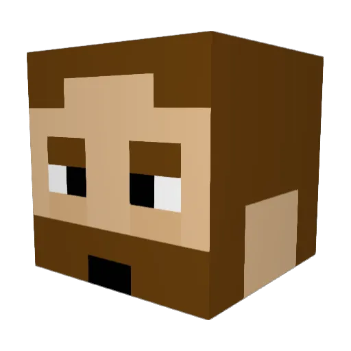 ligma68 Minecraft avatar head, 3D render