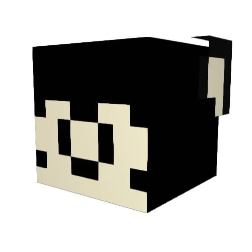 ligonslair Minecraft avatar head, 3D render