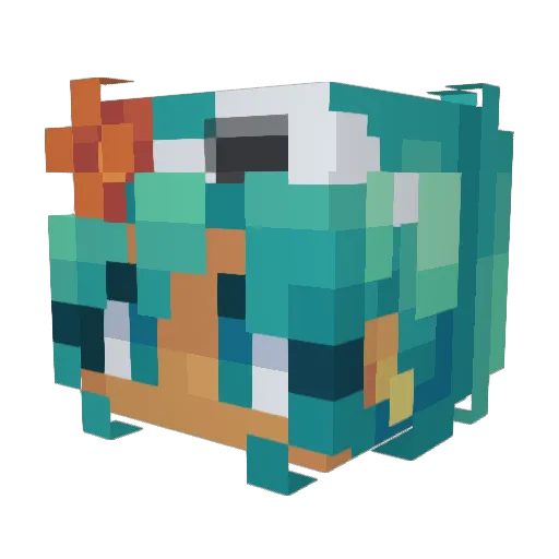 liiqvid Minecraft avatar head, 3D render