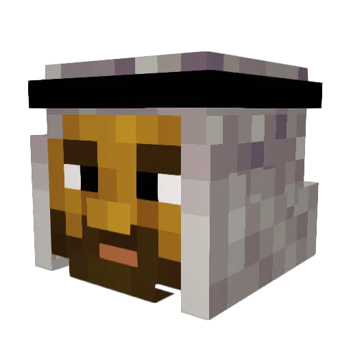 liiterit Minecraft avatar head, 3D render