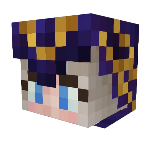 liiveforliife Minecraft avatar head, 3D render