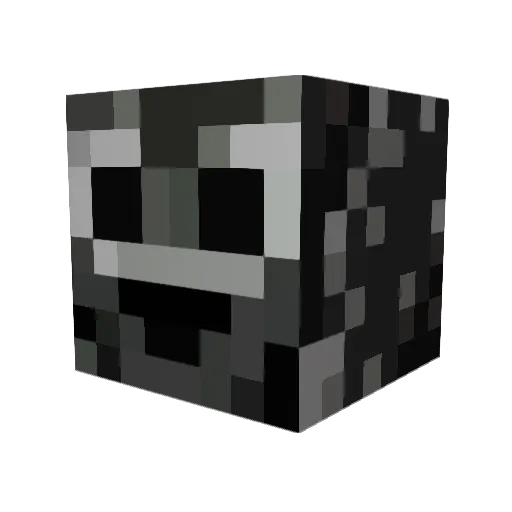 like9people Minecraft avatar head, 3D render