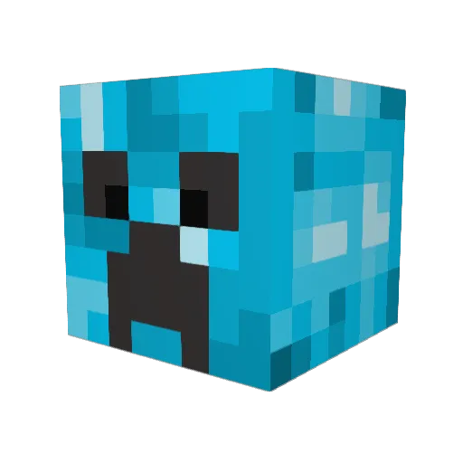 like_the_boss123 Minecraft avatar head, 3D render