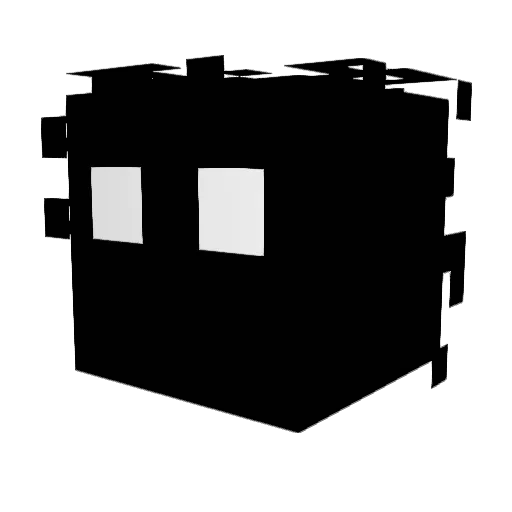 like_you08 Minecraft avatar head, 3D render