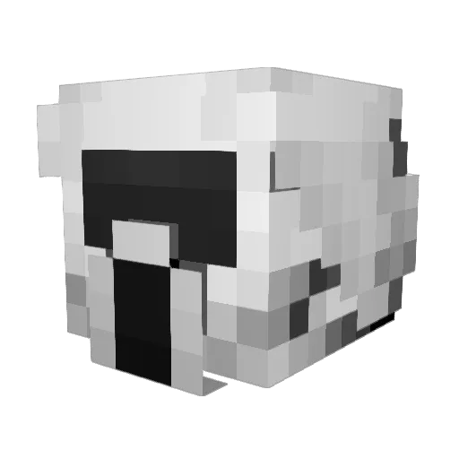 likeablockz Minecraft avatar head, 3D render