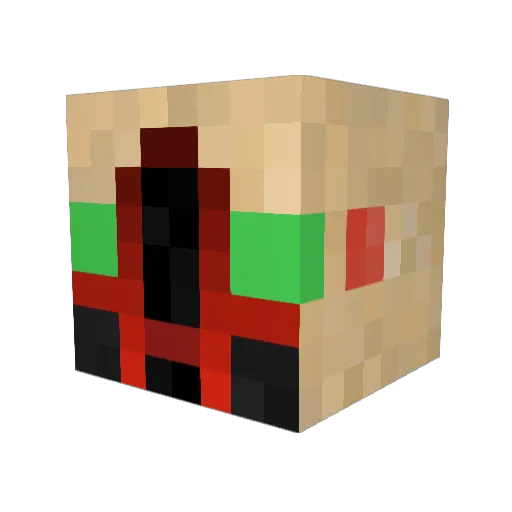 likecat131 Minecraft avatar head, 3D render