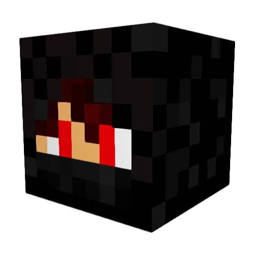 likemincraft Minecraft avatar head, 3D render