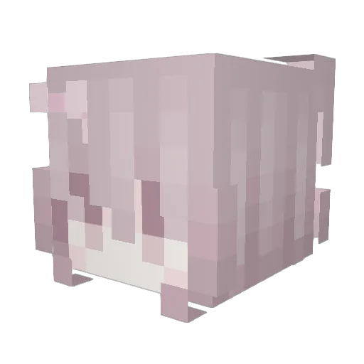 likeyesterday Minecraft avatar head, 3D render