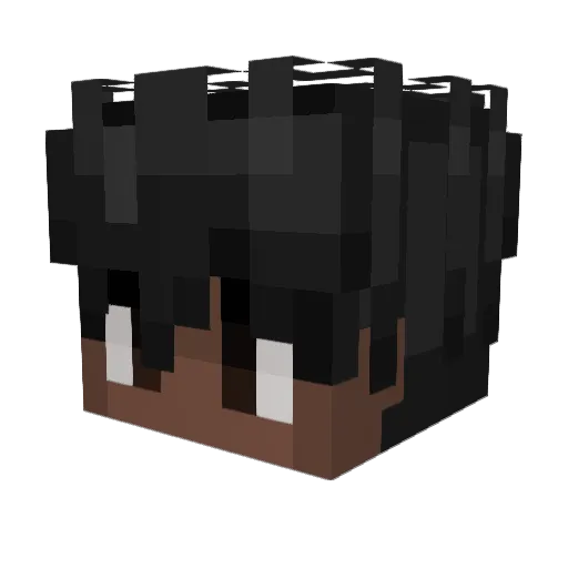 lilBrenno Minecraft avatar head, 3D render