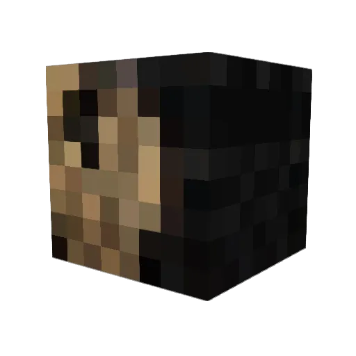 lilC418 Minecraft avatar head, 3D render