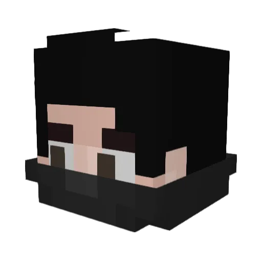 lilDbatman10 Minecraft avatar head, 3D render