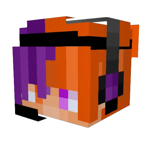 lilGiano_ Minecraft avatar head, 3D render