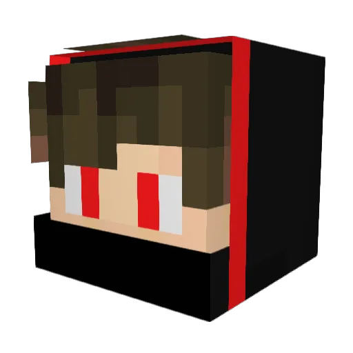lilHARDSKI Minecraft avatar head, 3D render
