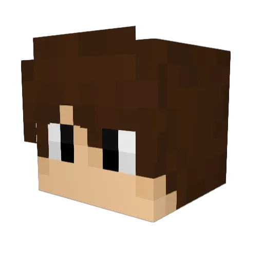 lilHogie Minecraft avatar head, 3D render